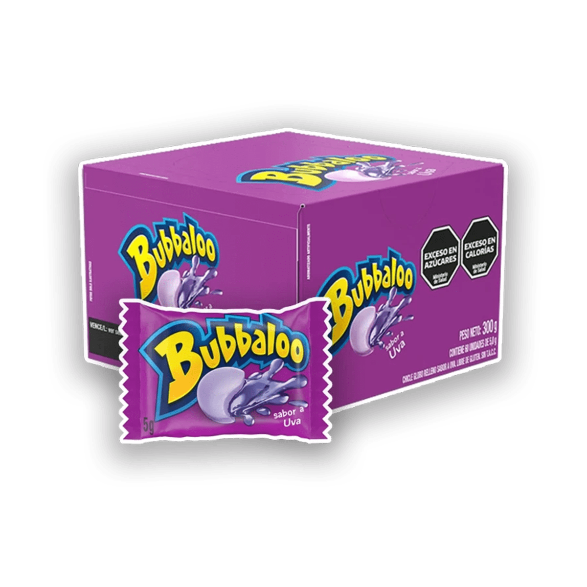 Chicle Bubbaloo Uva
