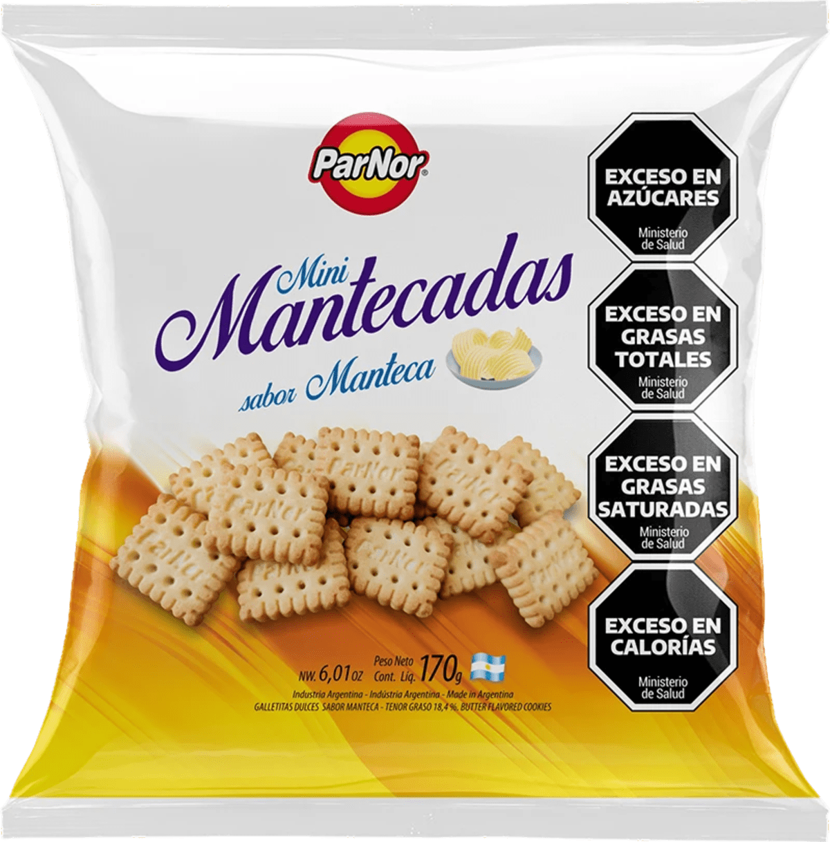 Galletitas Parnor Mini Mantecadas 170g