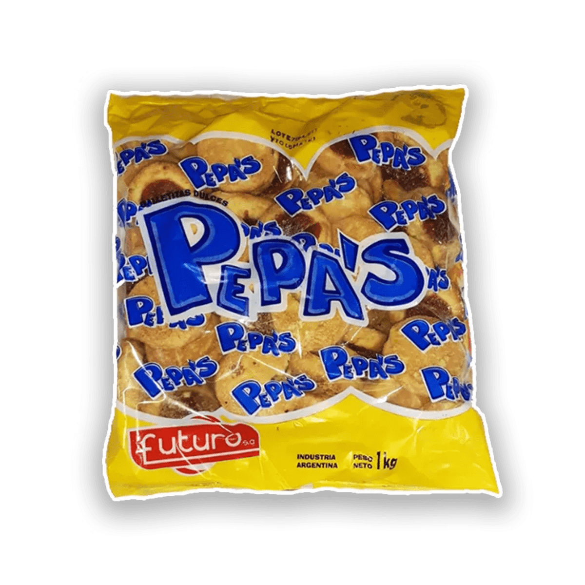 Galletitas Pepas Futuro 1kg