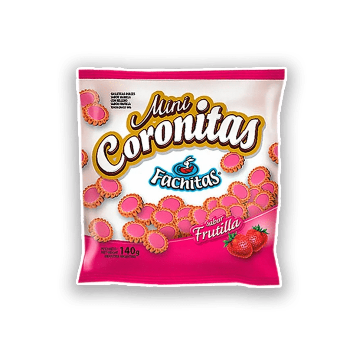 Galletitas Coronitas Frutilla 140g
