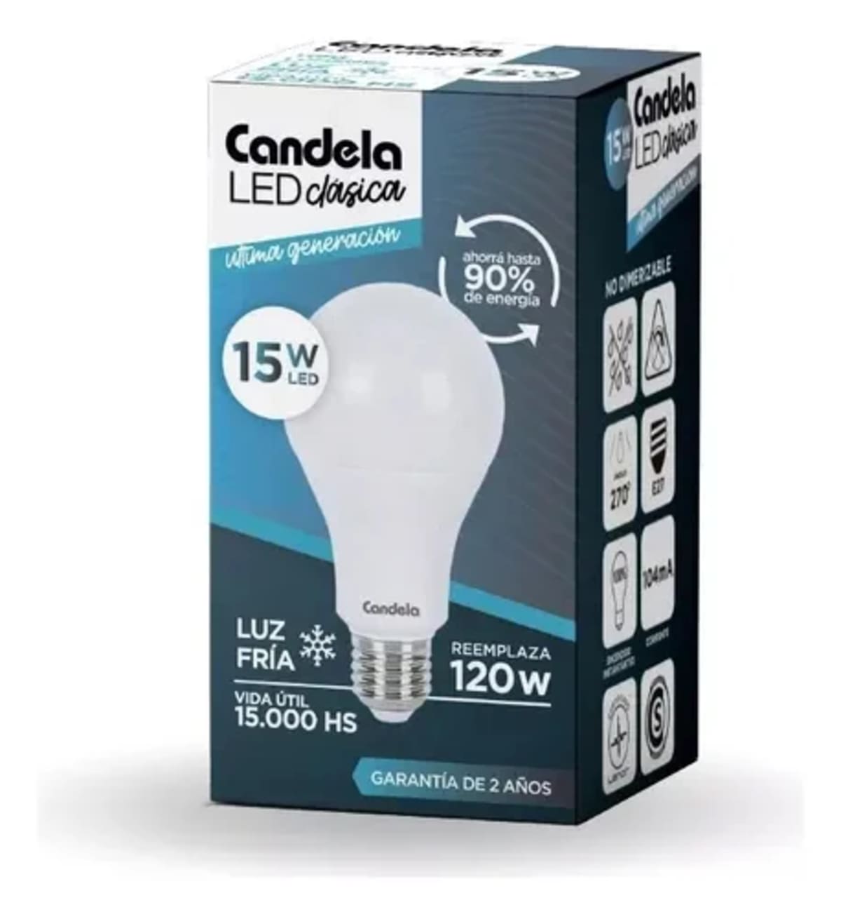 Lampara Led Candela 15w