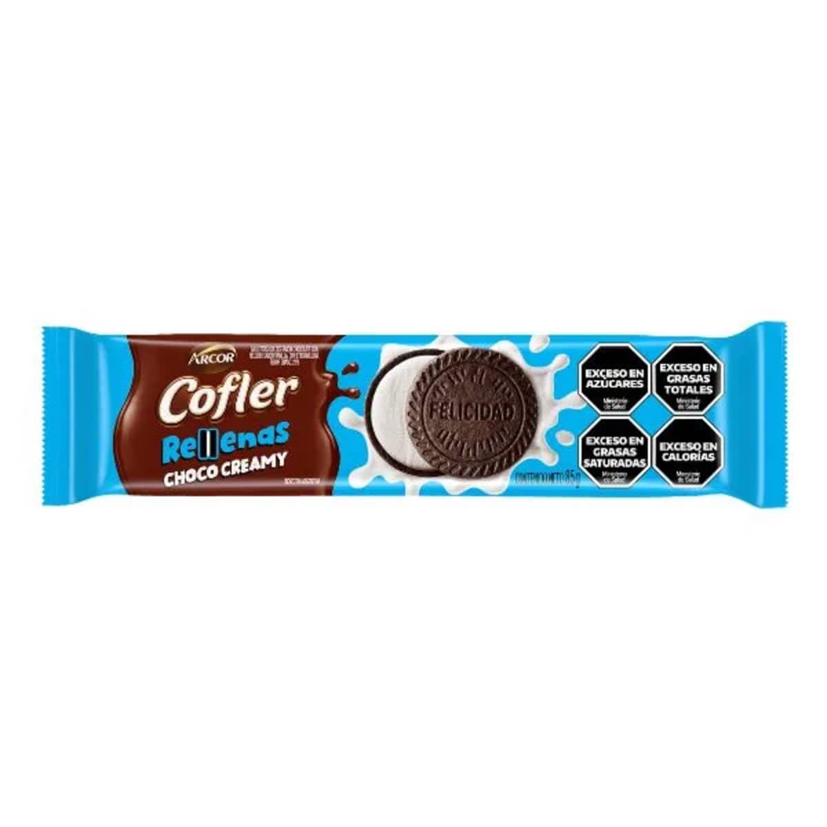 Galletitas Cofler Chococreamy Rellenas 85g
