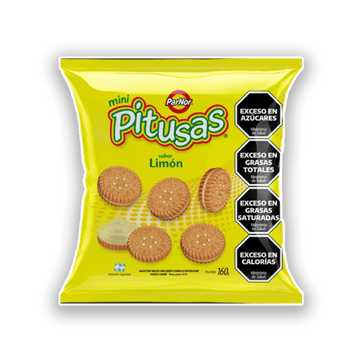 Galletitas Pitusas Limon 160g