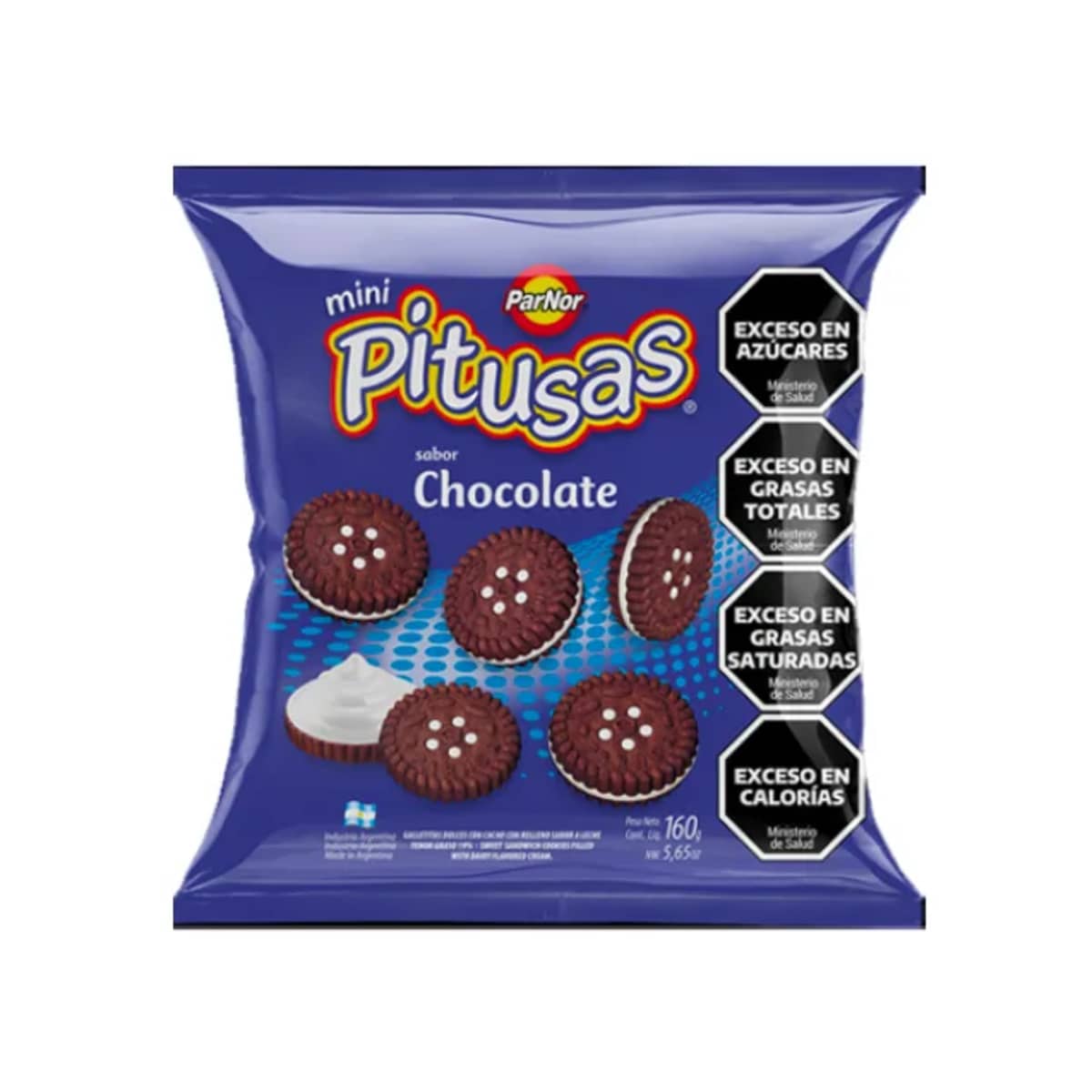 Galletitas Pitusas Chocolate 160g