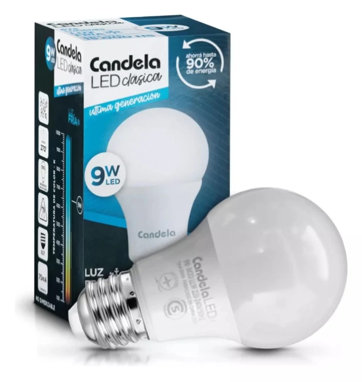 Lampara Led Candela 9w