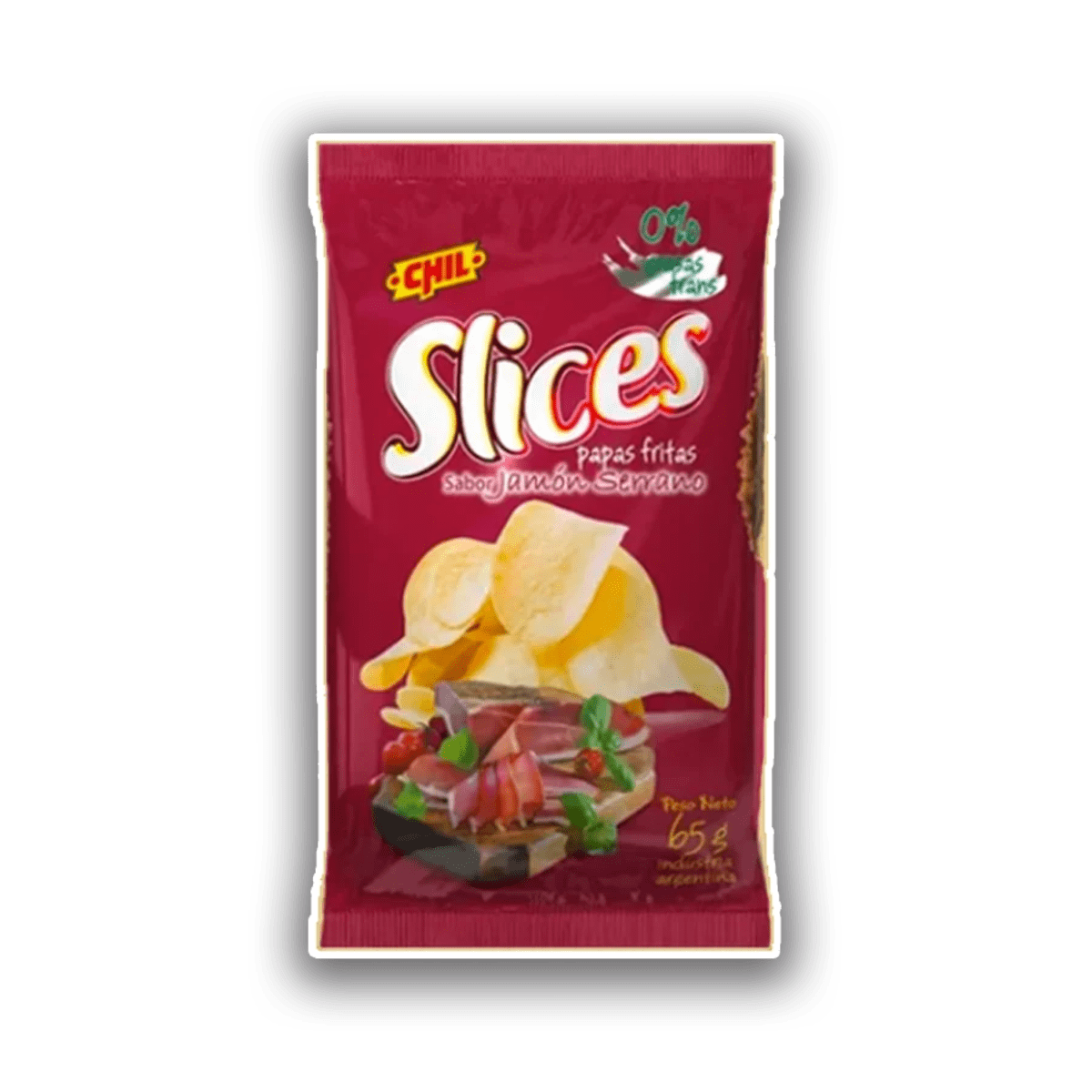Papas Slices Jamon Serrano 65g