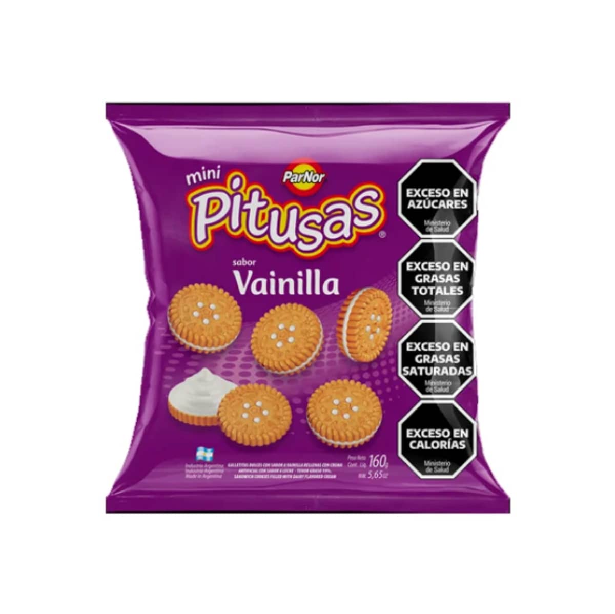 Galletitas Pitusas Vainilla 160g