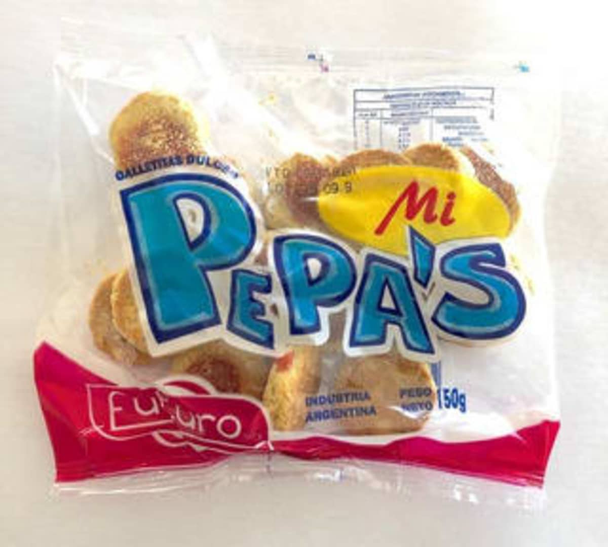 Galletitas Mini Pepas Futuro 170g