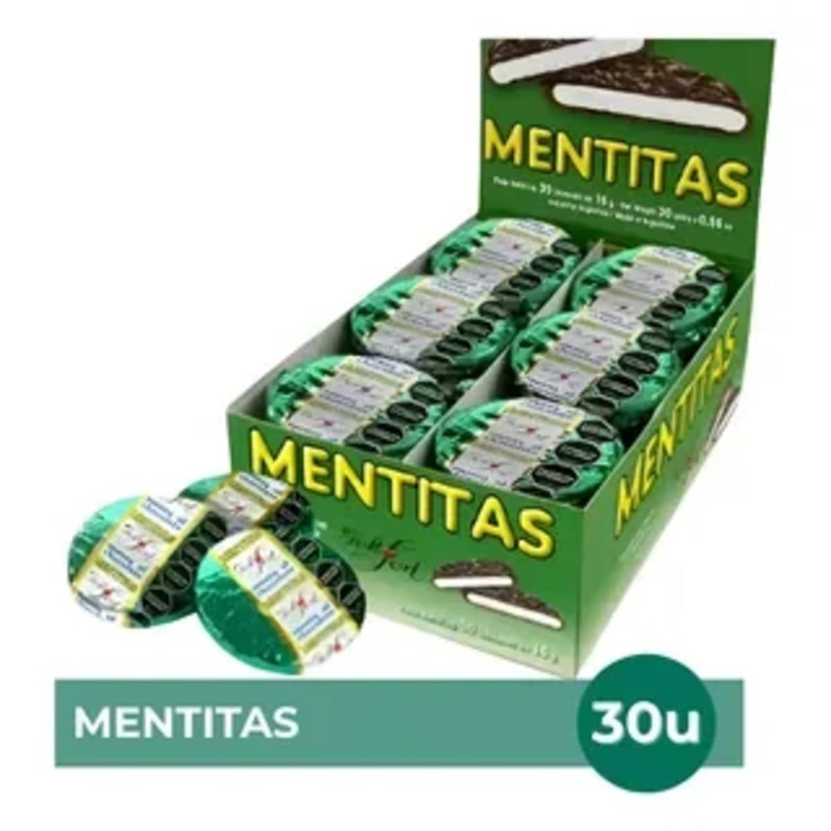 Mentitas Medallon Menta Felfort 16g x30 Un