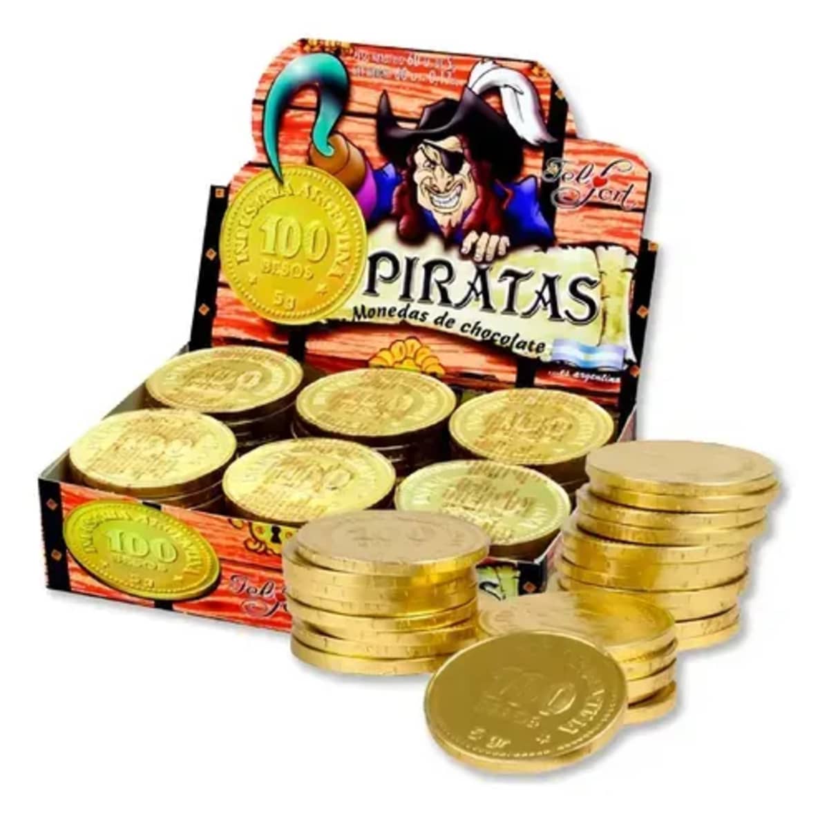 Monedas Pirata Felfort 60x5g