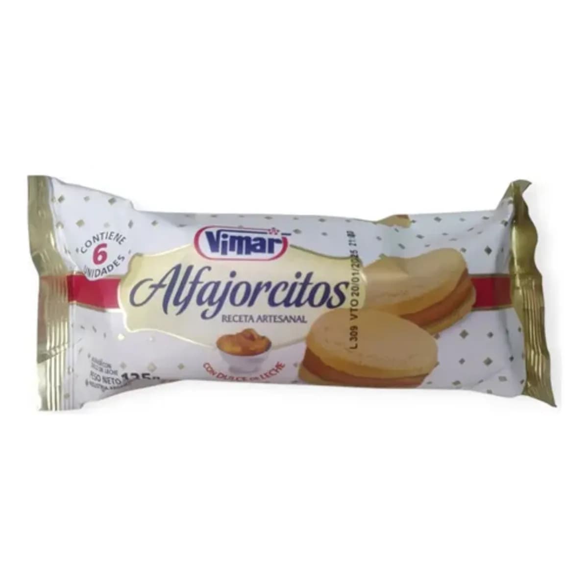 Alfajorcitos de Maicena bandeja x6 un