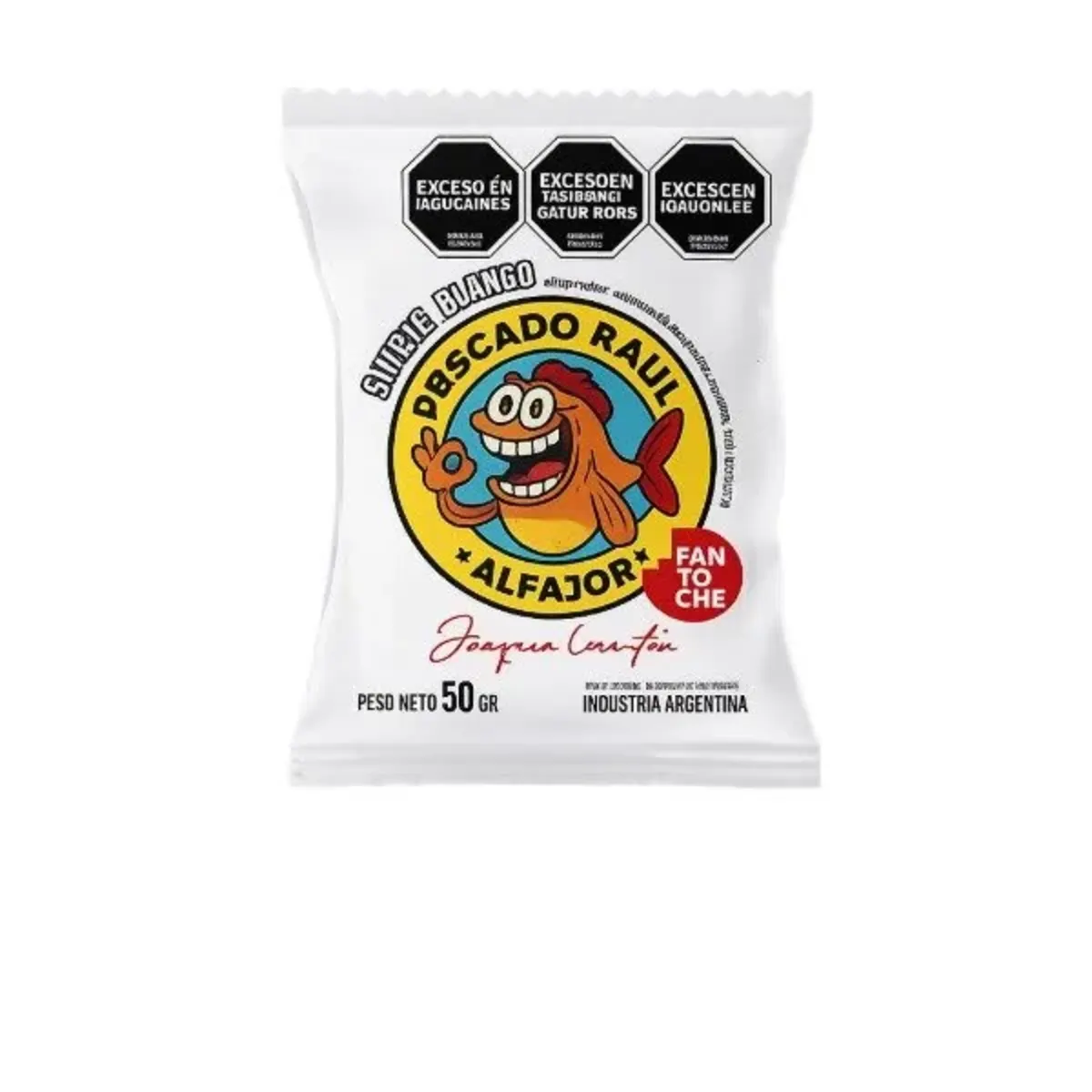Alfajor Fantoche Pescado Raul Blanco 50g
