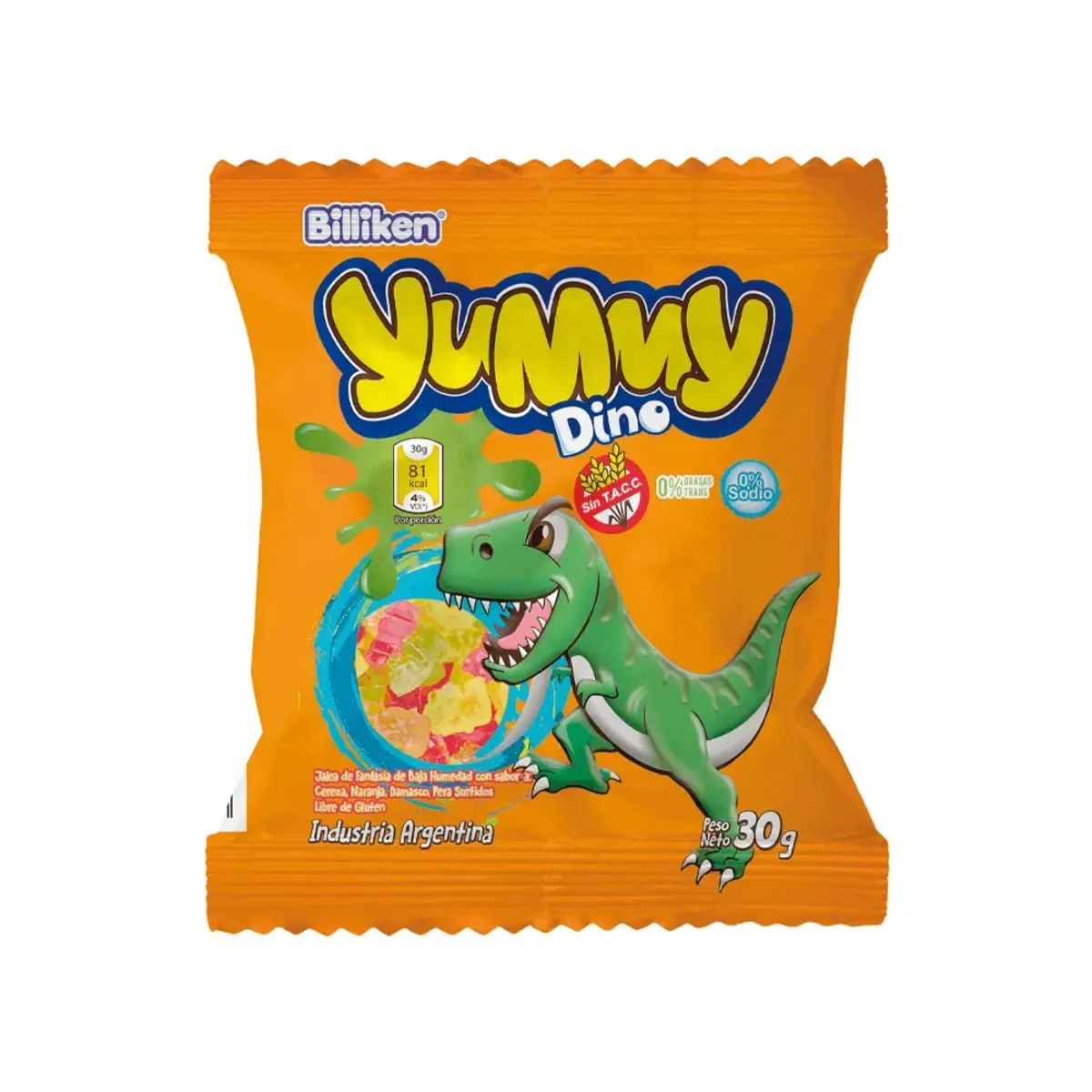 Gomita Yummy Dino 30g Caja x12 Un