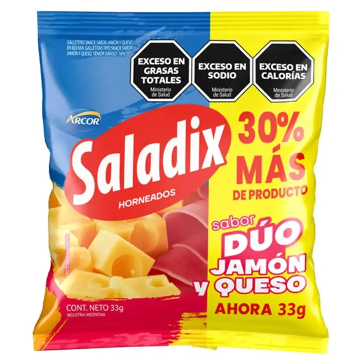 Galletitas Saladix Duo Tira x6 Un