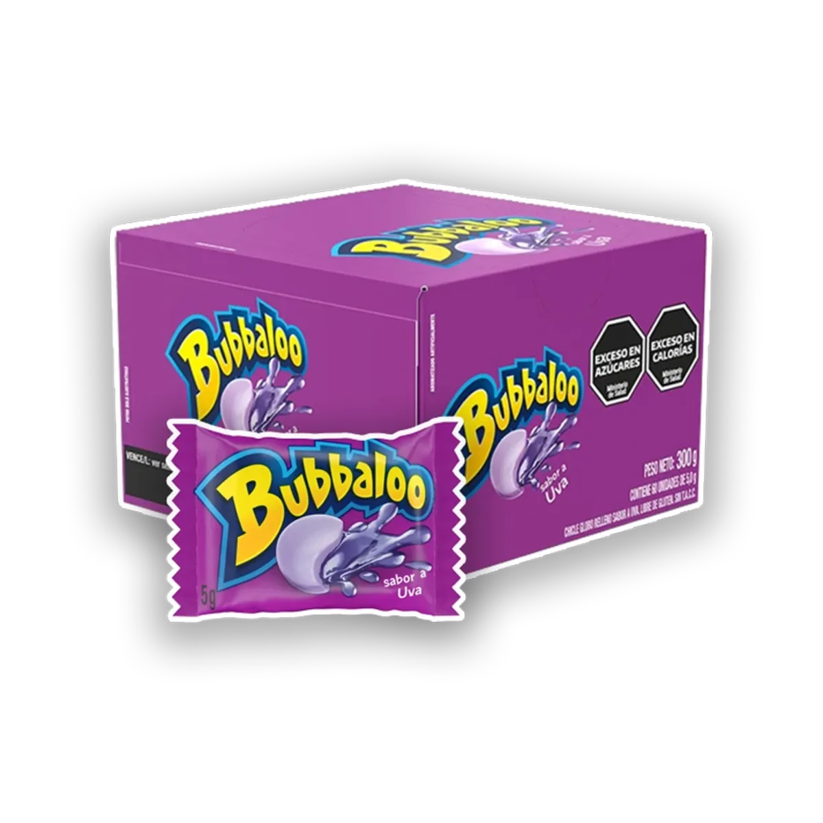 Chicle Bubbaloo Uva