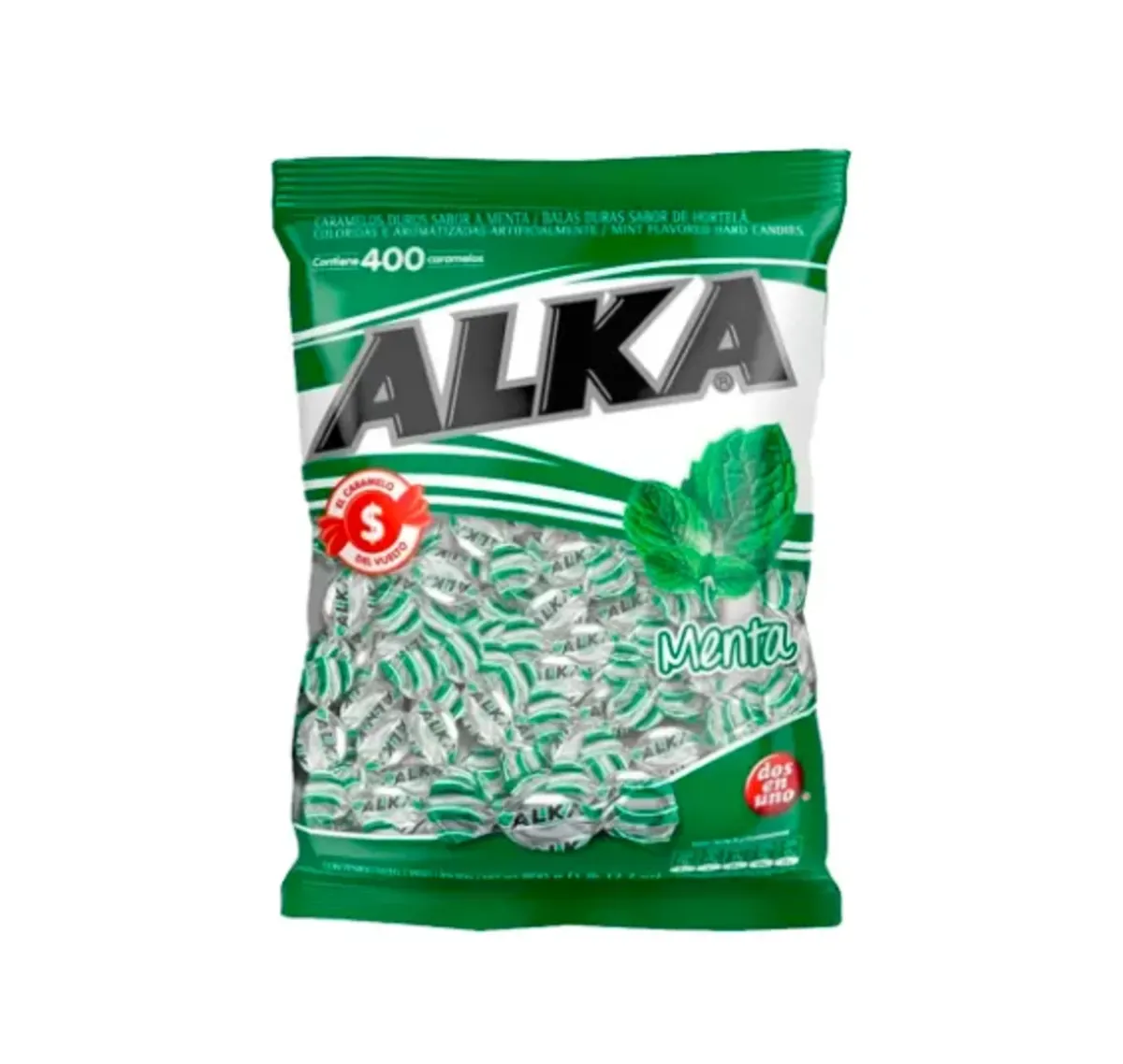 Caramelo Alka Menta 800g