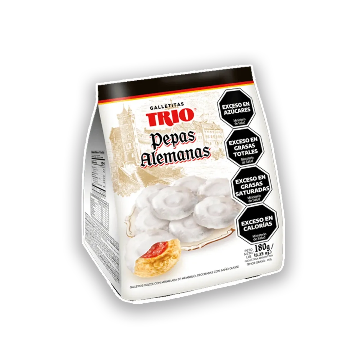 Galletitas Trio Pepas Alemanas 180g