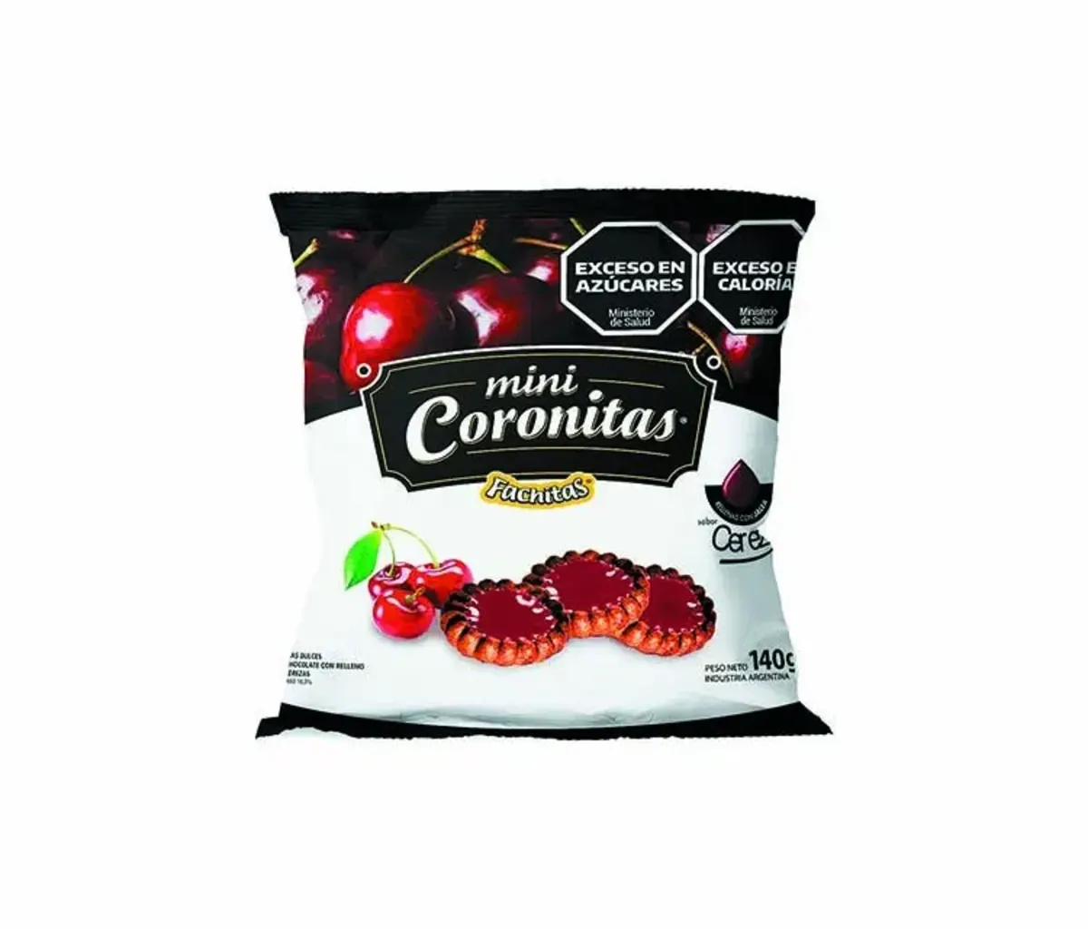 Galletitas Coronitas Cereza 140g