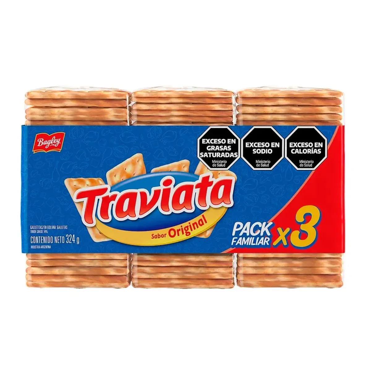 Galletitas Traviata Tripack 324g