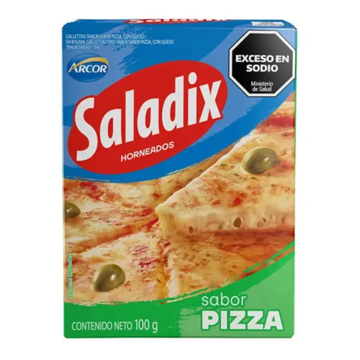 Galletitas Saladix Pizza Caja 100g