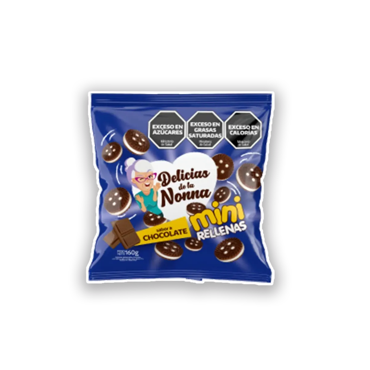 Galletitas Mini Rellenas Nona Chocolate 150g