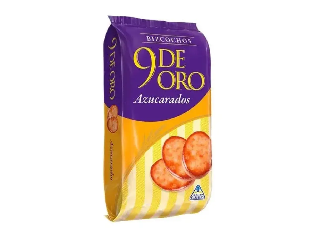 Galletitas Bizcochos 9 de Oro Azucarado 200g