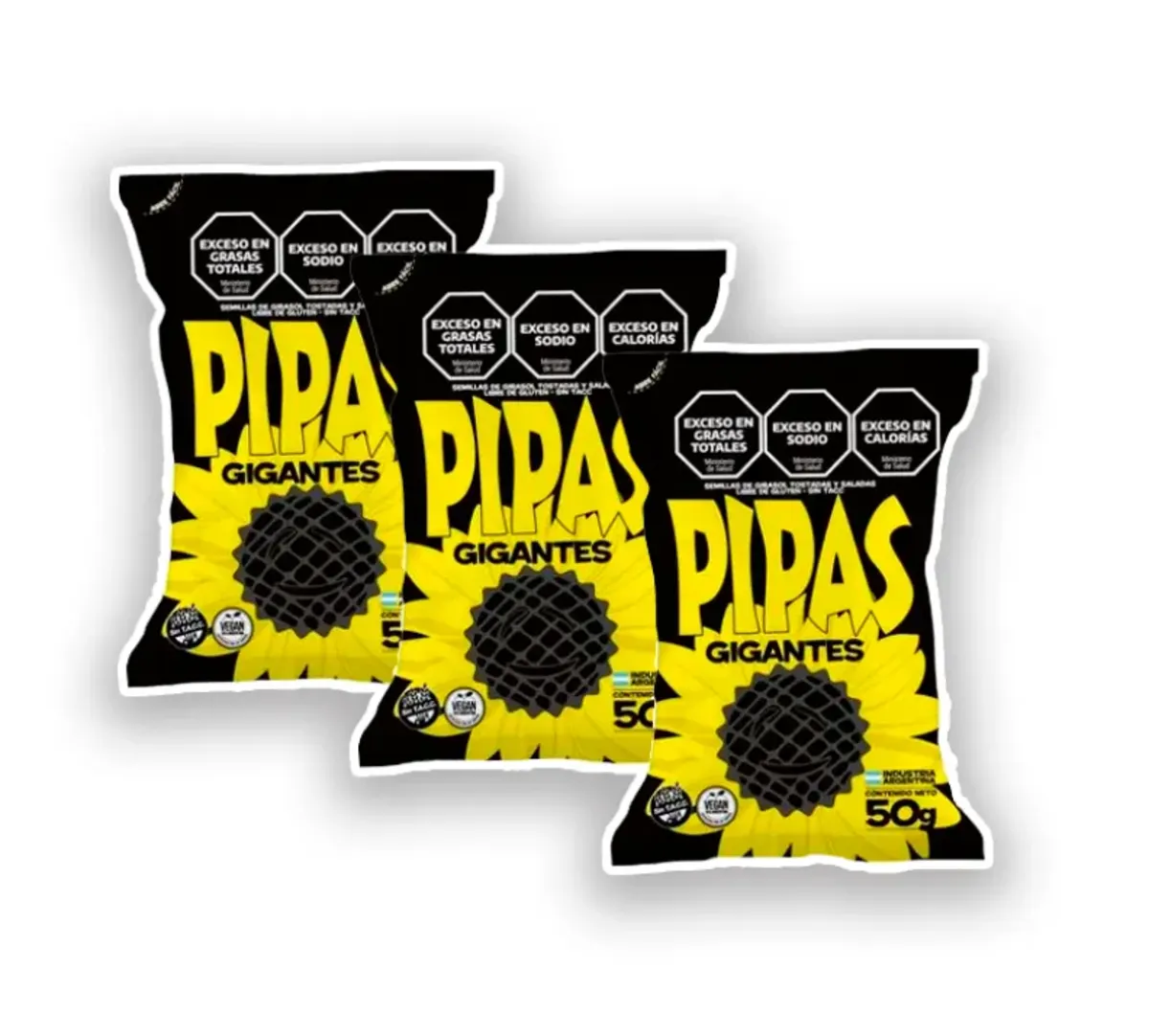 Pipas Gigantes Tira x10 Un