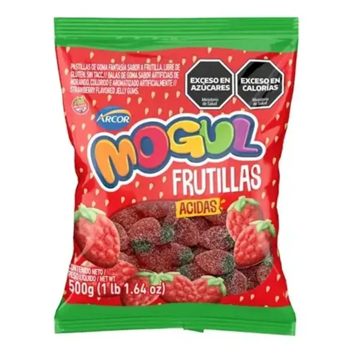 Gomita Mogul Frutillas Acidas 500g