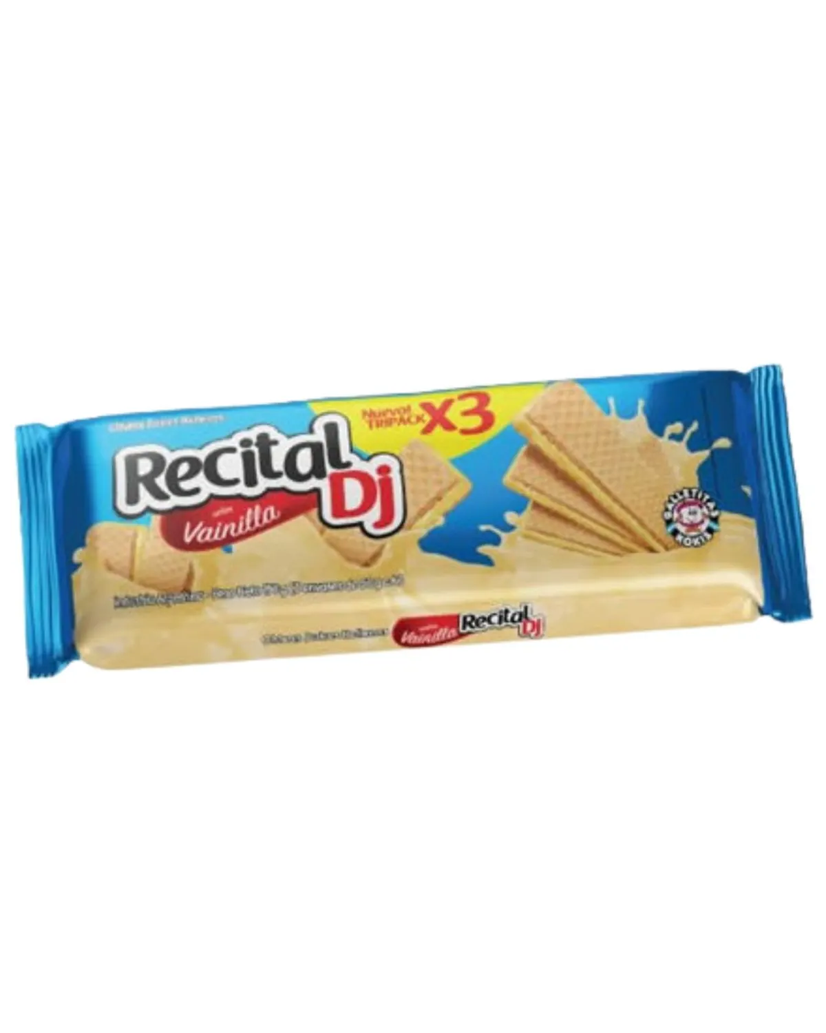 Oblea Recital DJ VainillaTripack 150g
