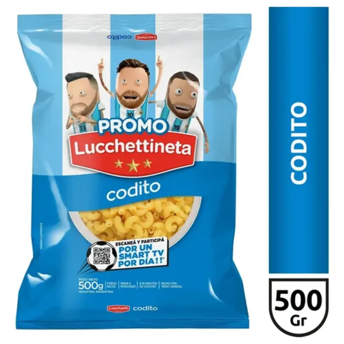 Fideo Lucchetti Codito 500g