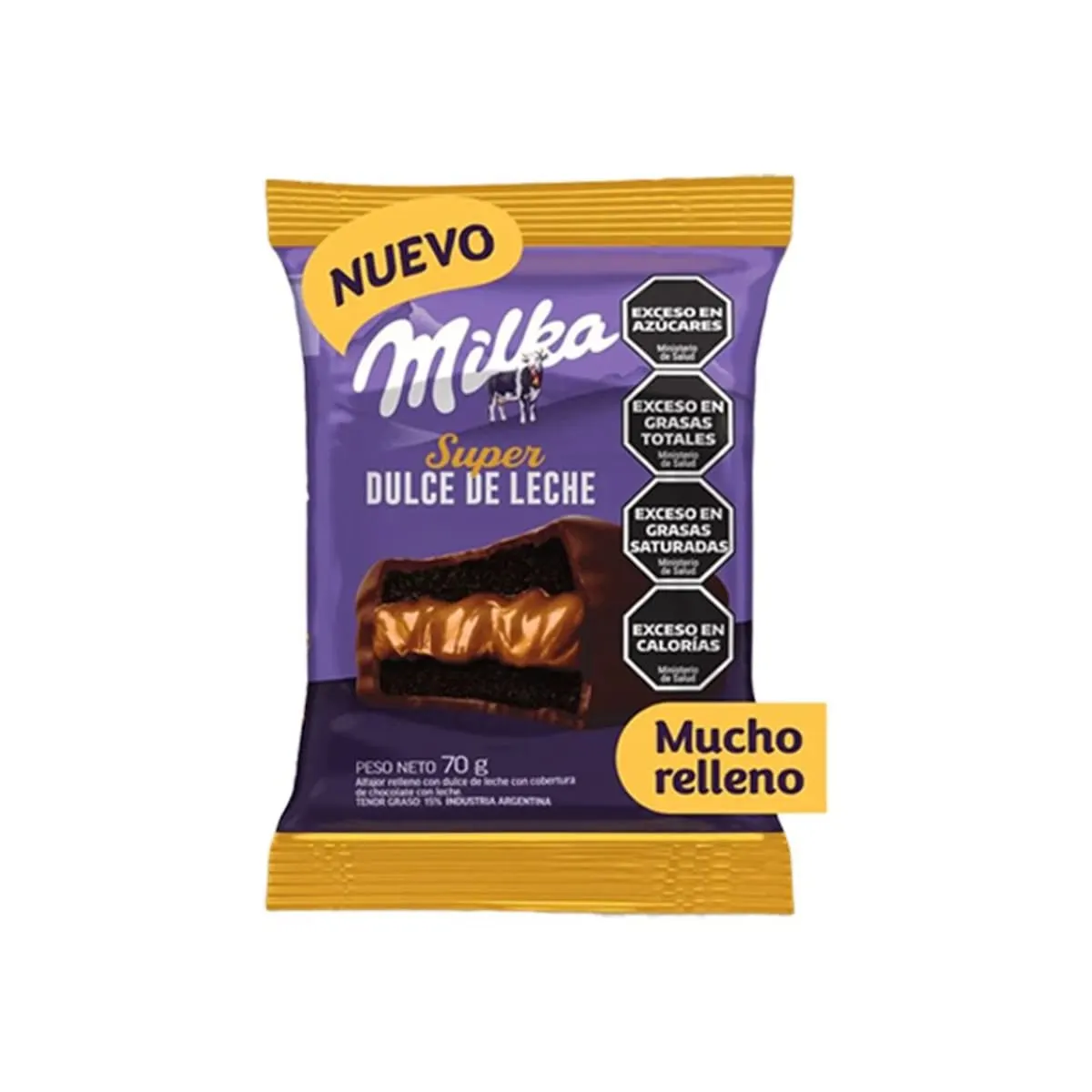 Alfajor Milka Super Dulce de Leche 70g