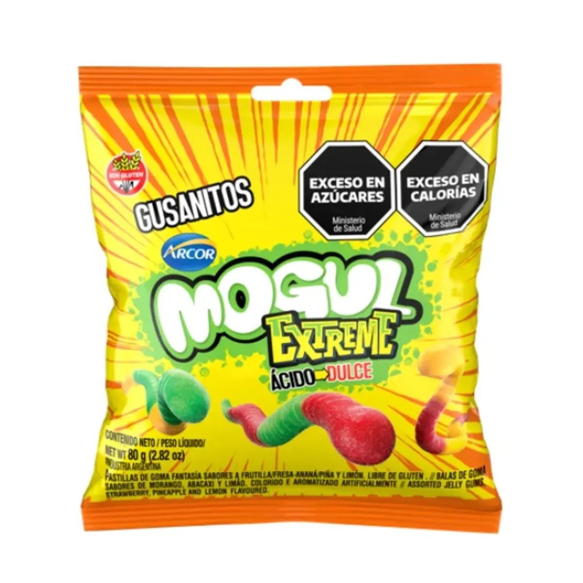 Gomita Mogul Extreme Gusanitos 500g