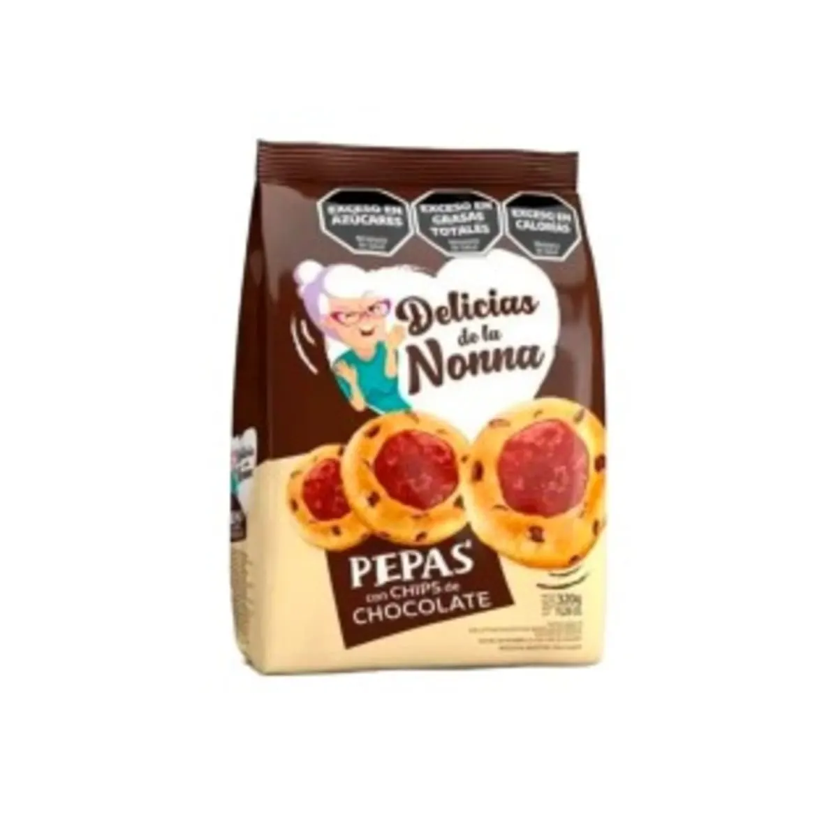 Galletitas Pepas Nona Chips 320g