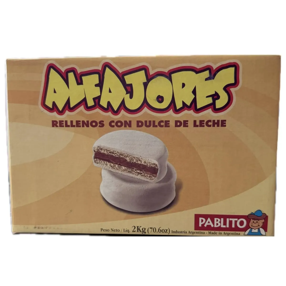 Alfajor Pablito Blanco 2kg