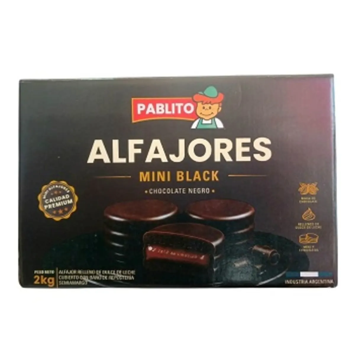 Alfajor Mini Black Pablito 2kg