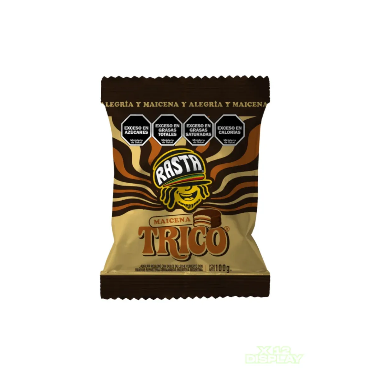 Alfajor Rasta Trico Maicena 100g