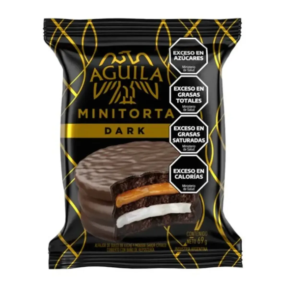 Alfajor Aguila Dark Minitorta Triple