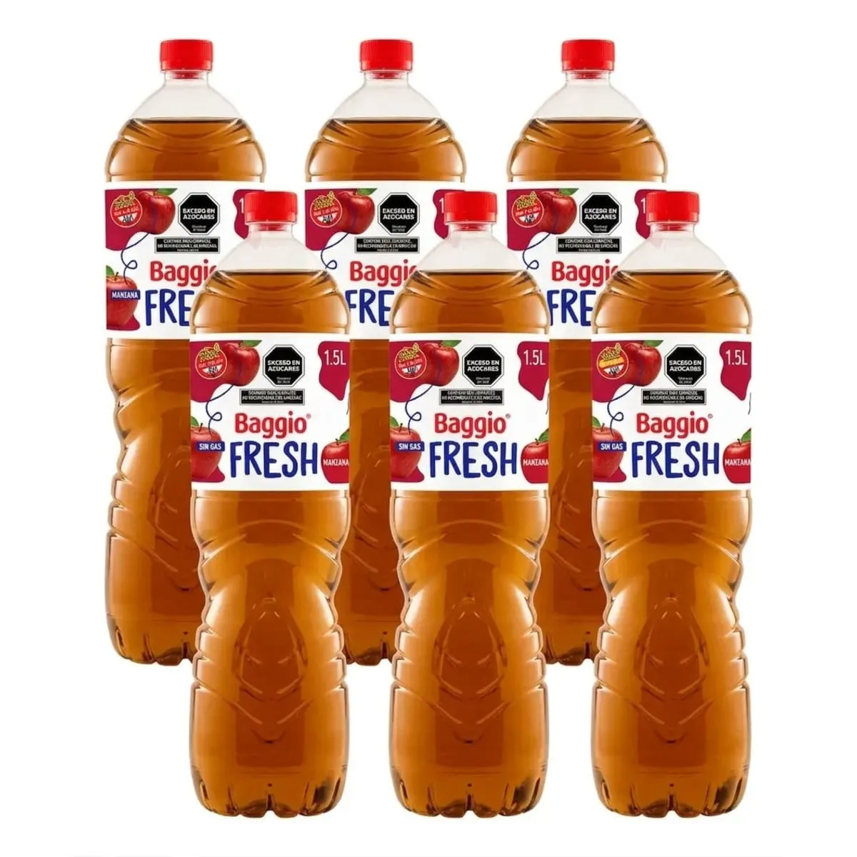 Jugo Fresh Manzana 1.5L Pack x6