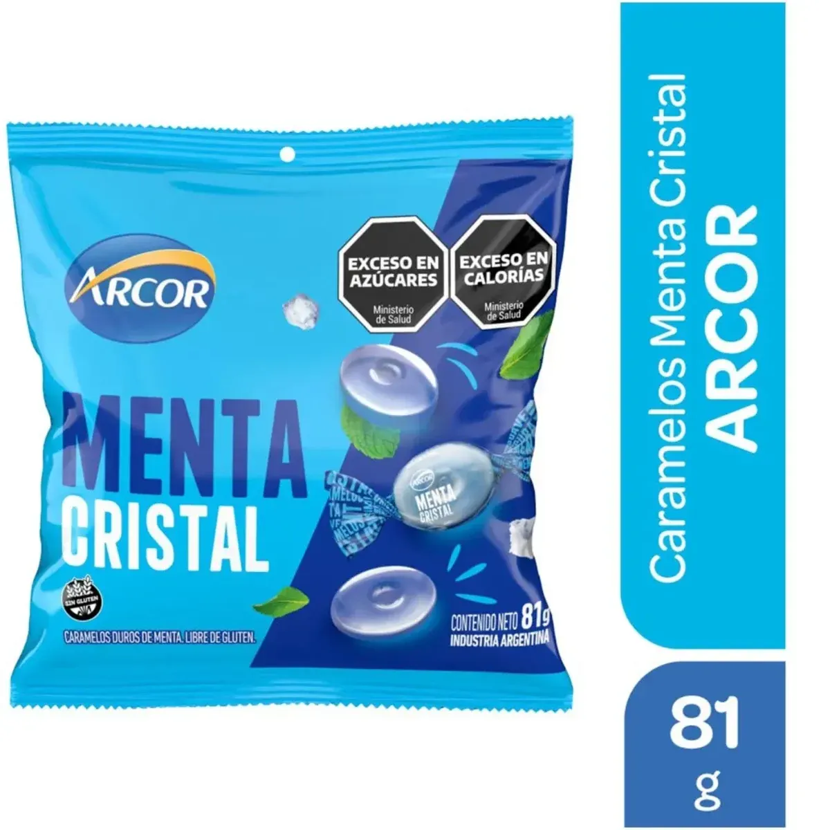 Caramelo Menta Cristal 81g