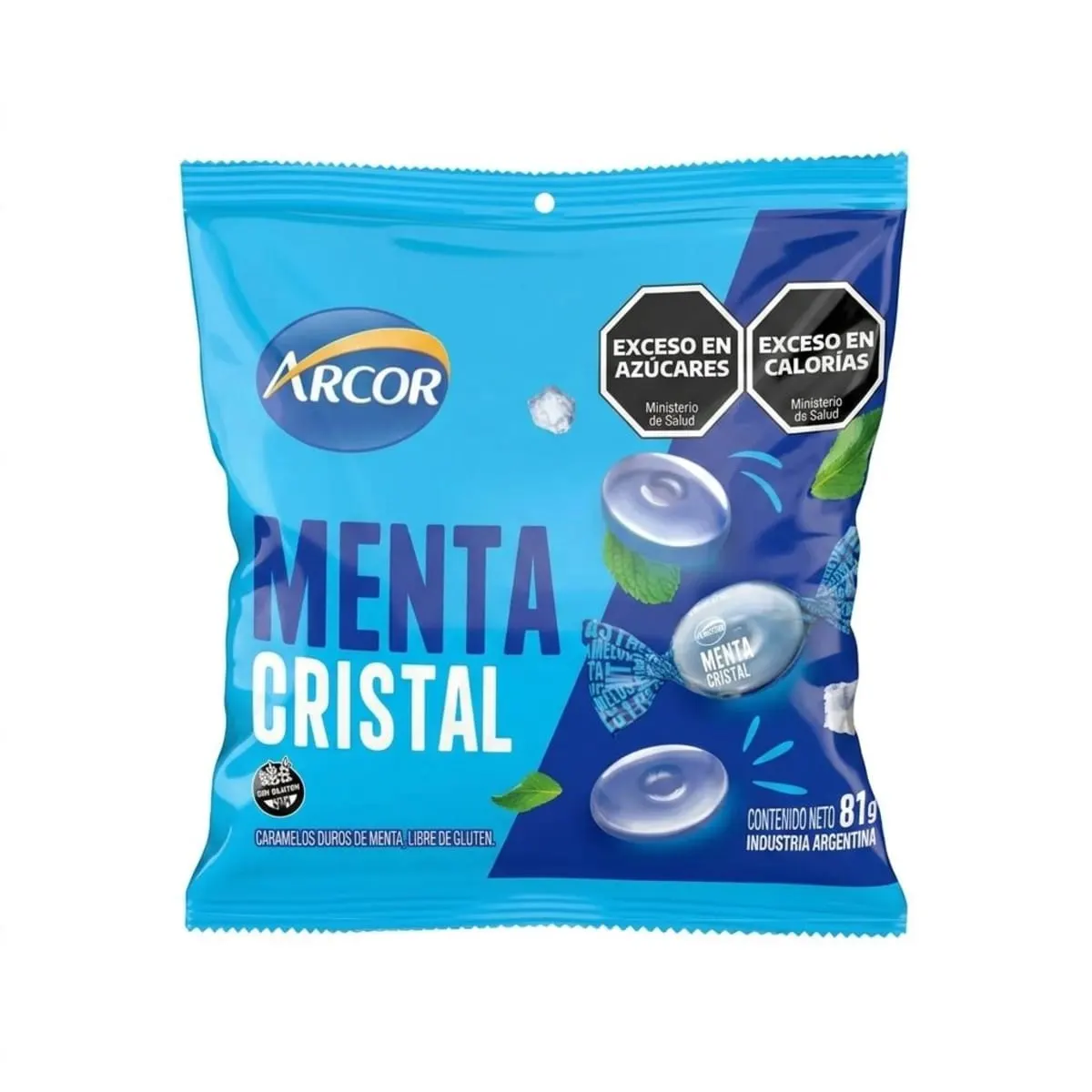 Caramelo Menta Cristal 81g