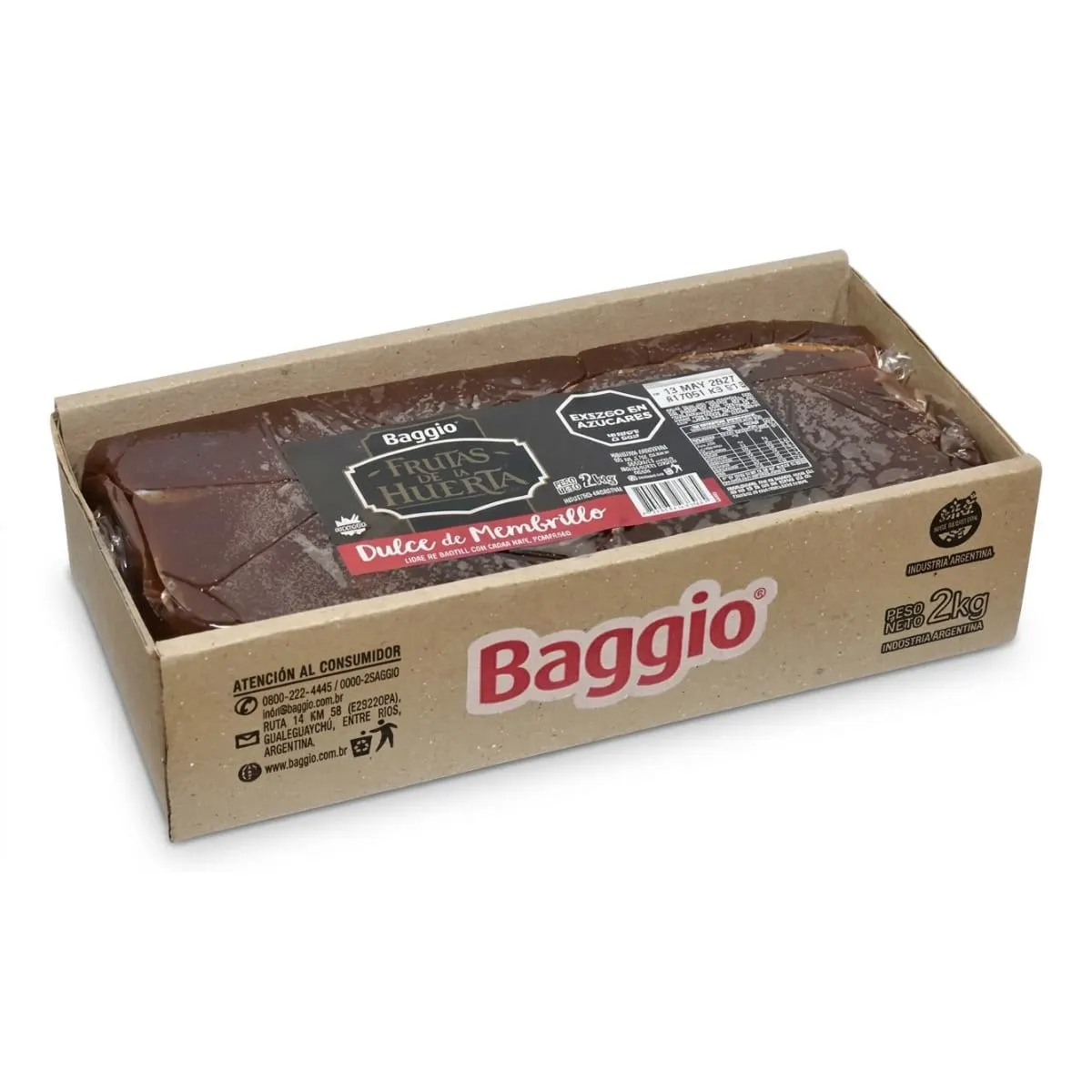 Dulce de Membrillo Baggio 2kg