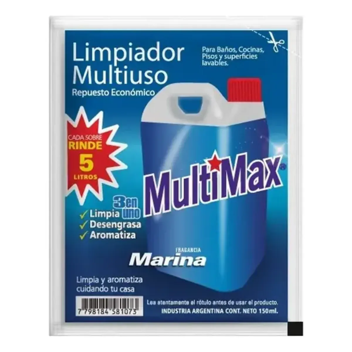 Limpiador Marina Multimax Concentrado