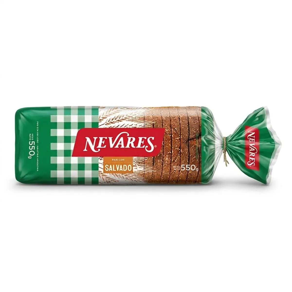 Pan Lactal Salvado Nevares 550g