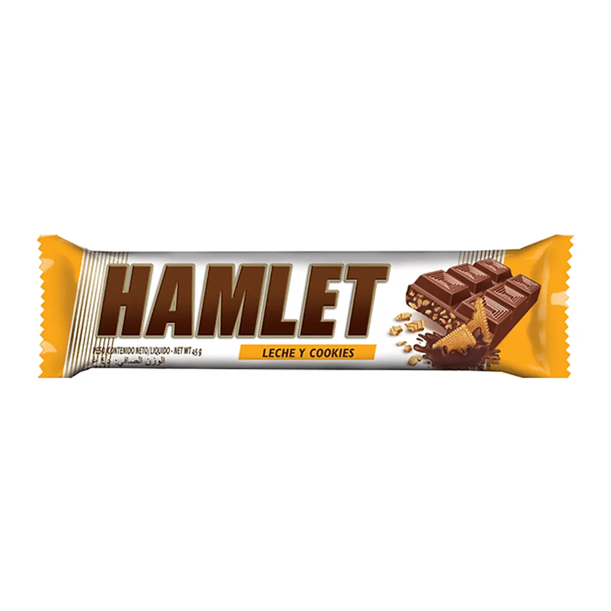 Chocolate Hamlet Leche y Cookies 40g