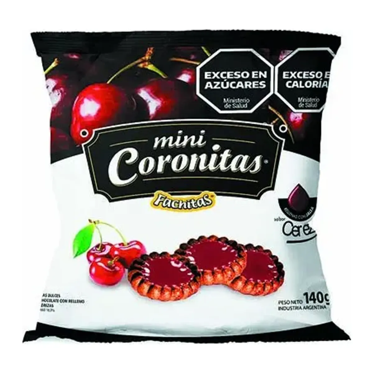 Galletitas Coronitas Cereza 140g