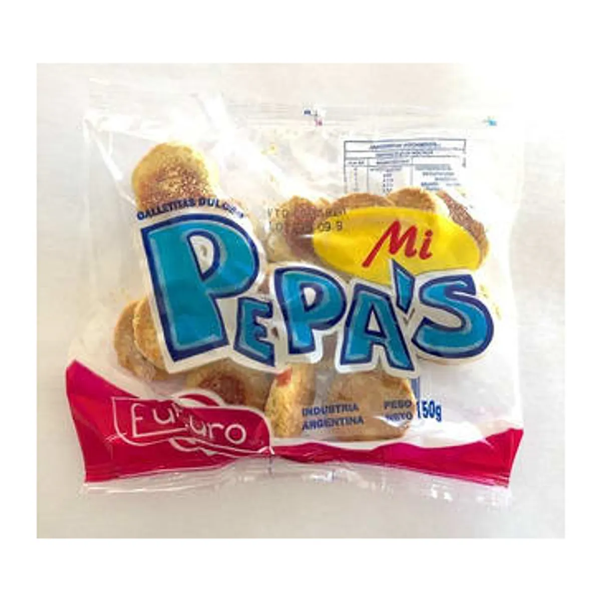 Galletitas Mini Pepas Futuro 170g