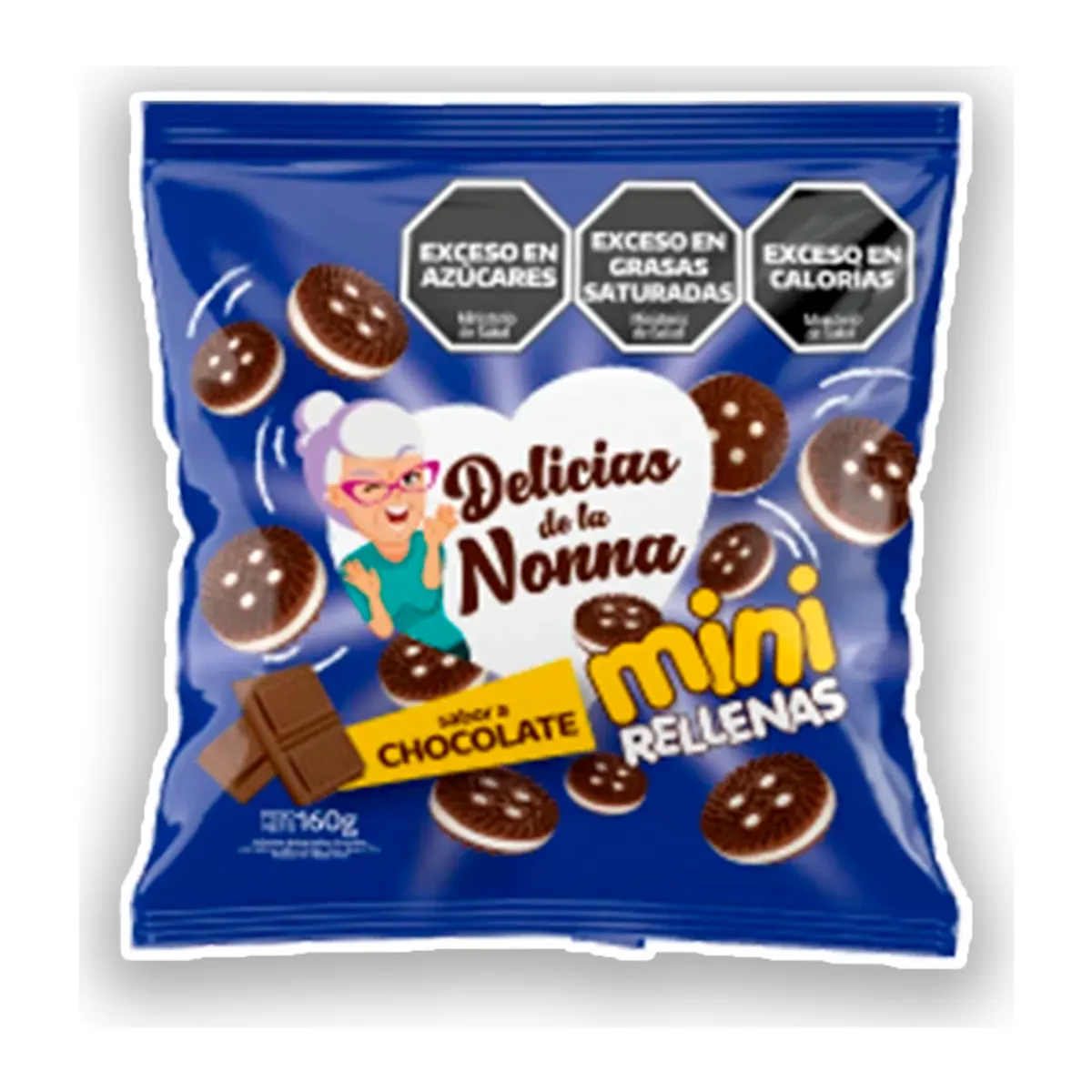 Galletitas Mini Rellenas Nona Chocolate 150g