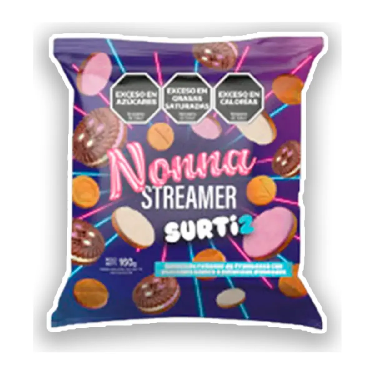 Galletitas Mini Rellenas Nona Streamer Surtidos 150g