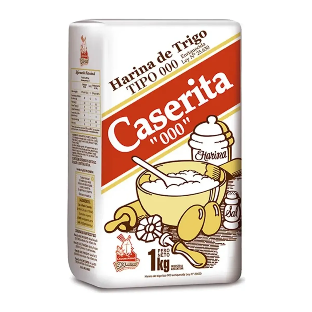 Harina Caserita 000 1kg