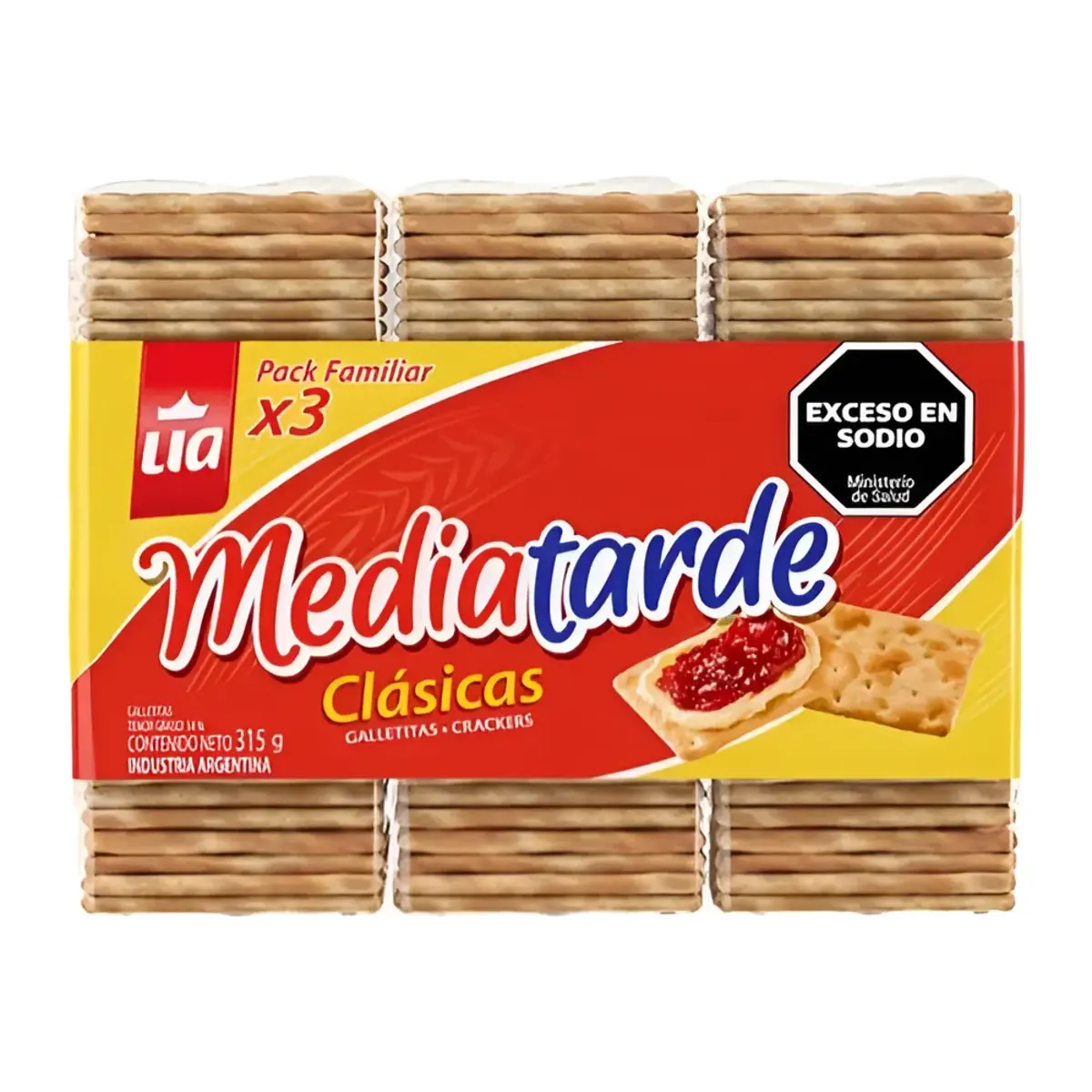 Galletitas Mediatarde Clasicas Tripack 315g